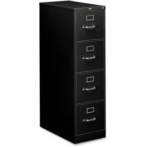 Four Drawer Vertical File - Letter - Black