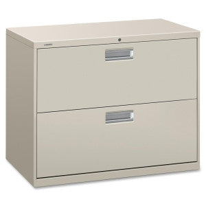 Two Drawer Lateral File - Grey