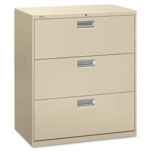 Three Drawer Lateral File - Putty