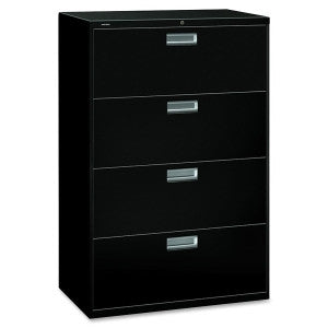 Four Drawer Lateral - Black